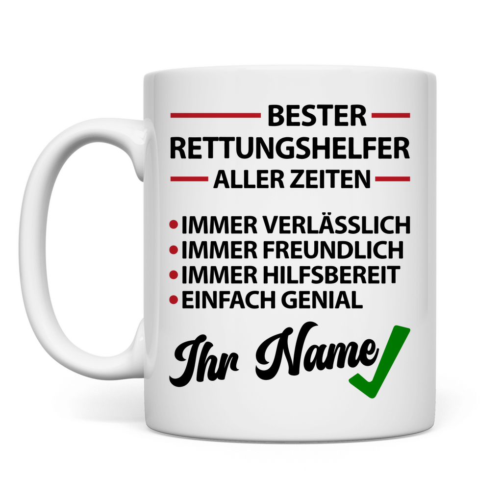 Beste Rettungshelfer | Tasse | Geschenk