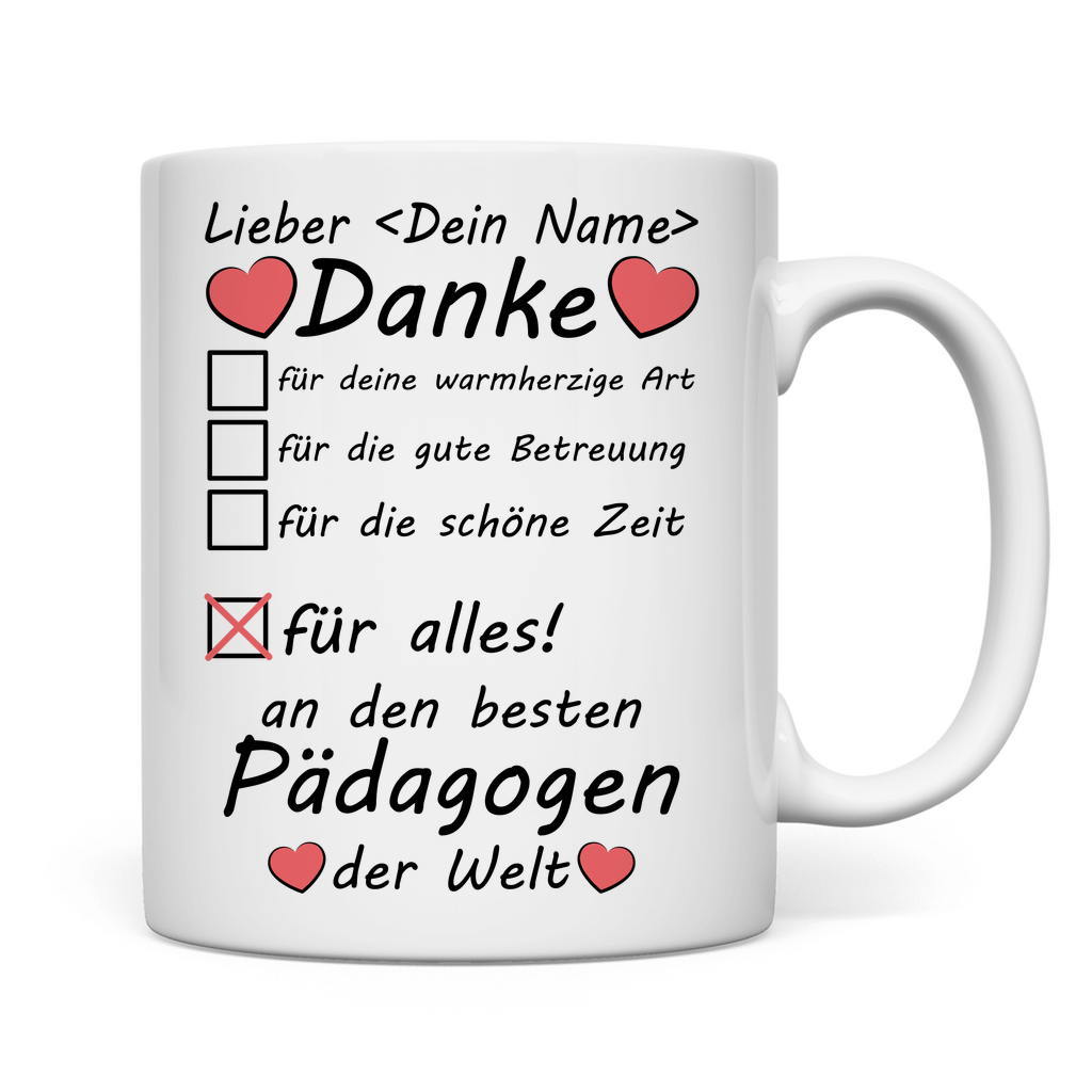 Pädagogin im Kindergarten | Abschiedsgeschenk