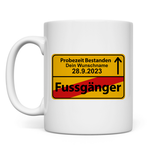 Probezeit Bestanden | Führerschein | Tasse 