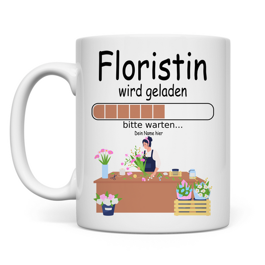 Ausbildung zur Floristin | Tasse | Personalisiert