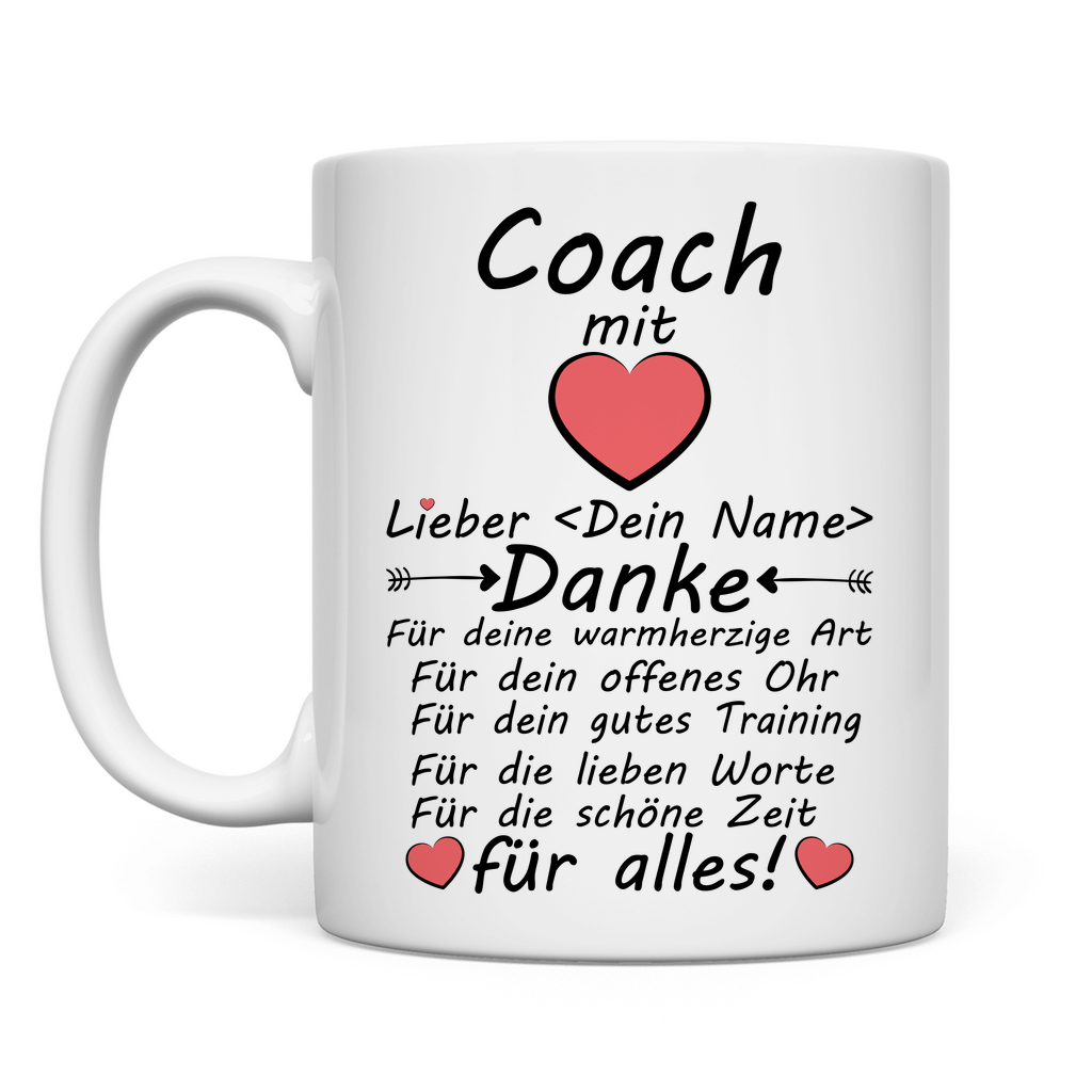 Danke Bester Coach | Geschenk  Tasse