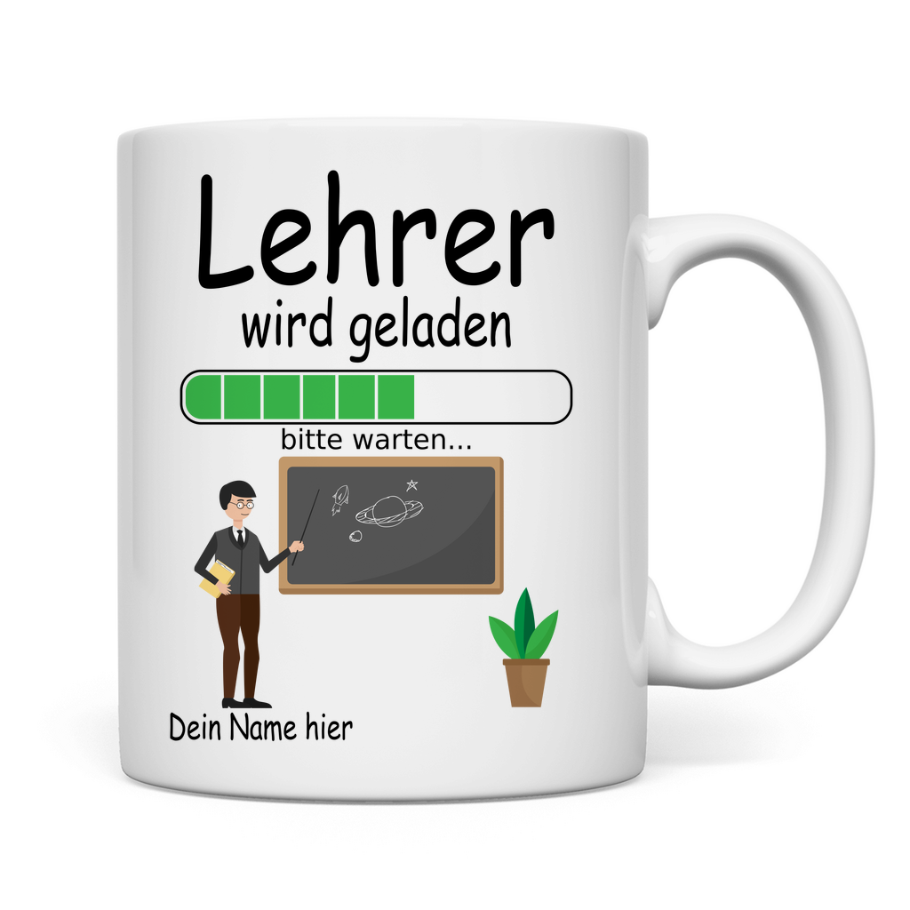 Lehramtsanwärter | Geschenk Tasse rückseite
