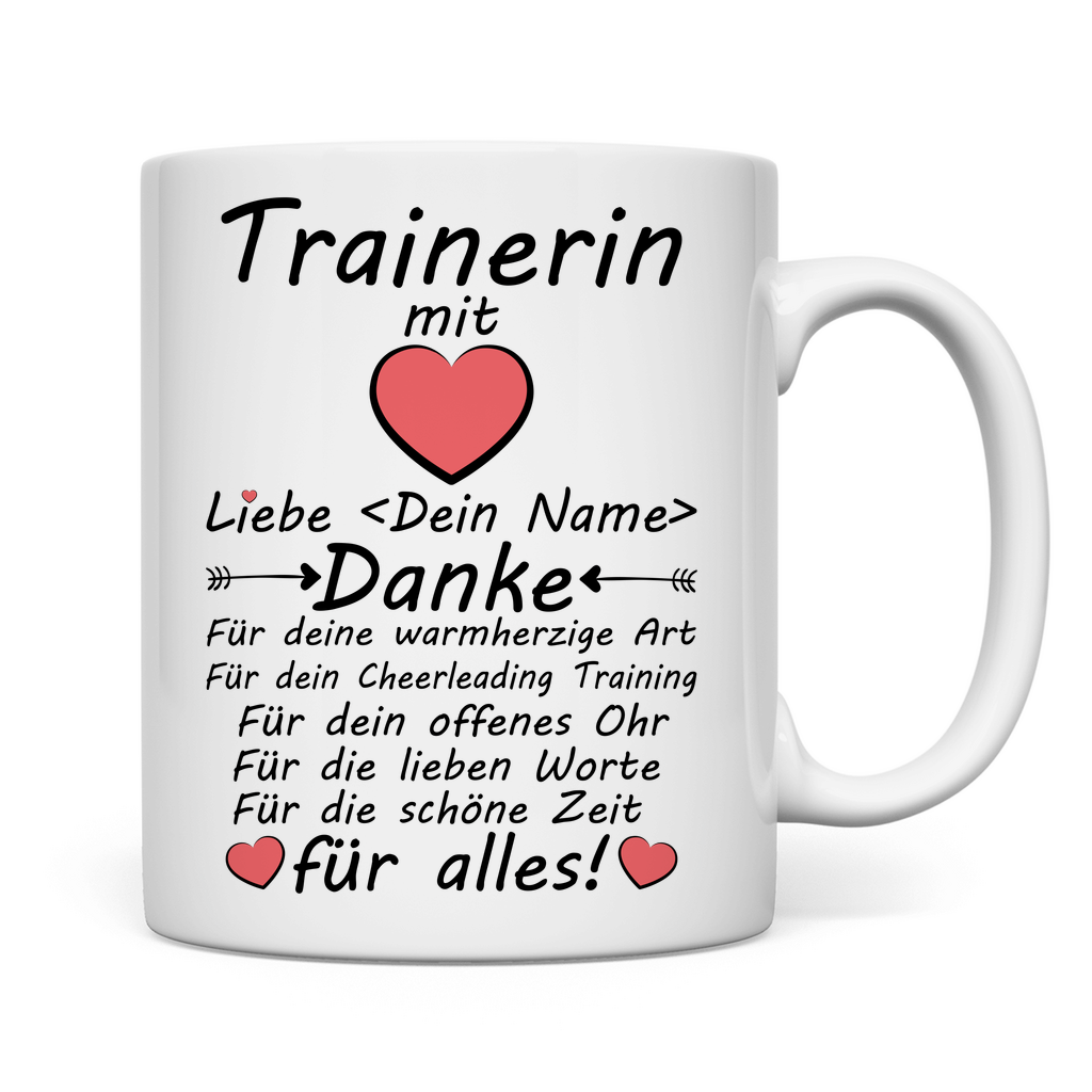 Cheerleader Trainerin | Coach | Geschenk Tasse 2