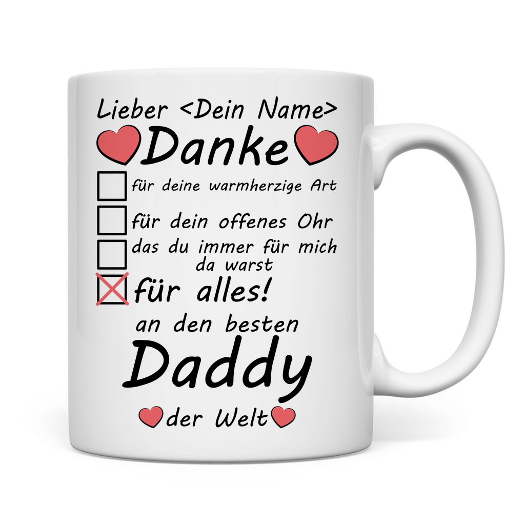 Bester Daddy Dad der Welt | Tasse  Geschenk 2