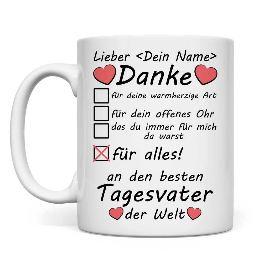 Abschiedsgeschenk Tagesvater | zum Abschied   beste Tasse