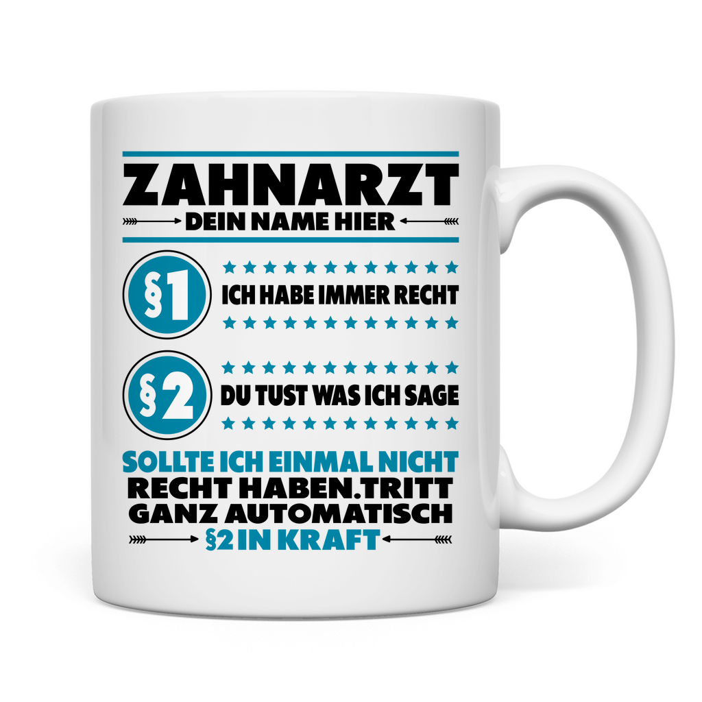 Chef Zahnarzt Geschenk | Weihnachtsgeschenk Tasse 2