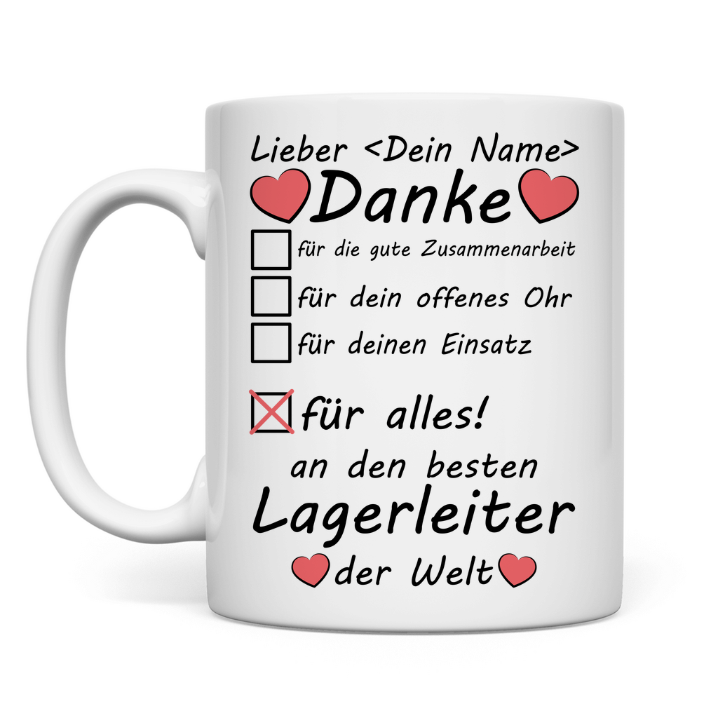 Bester Lagerleiter | Abschied | Tasse geschenk