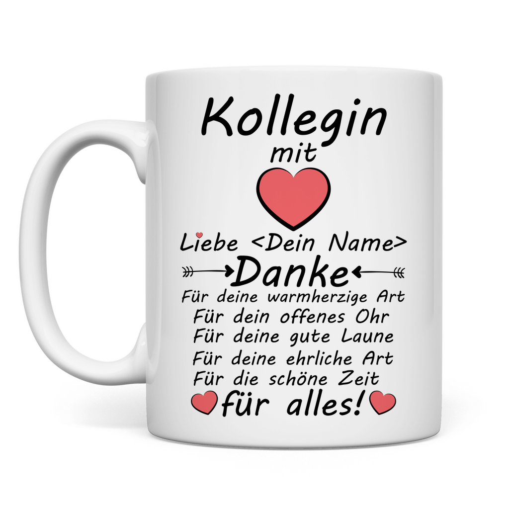 Liebe Worte an Arbeitskollegin | zum Abschied | Gechenk 