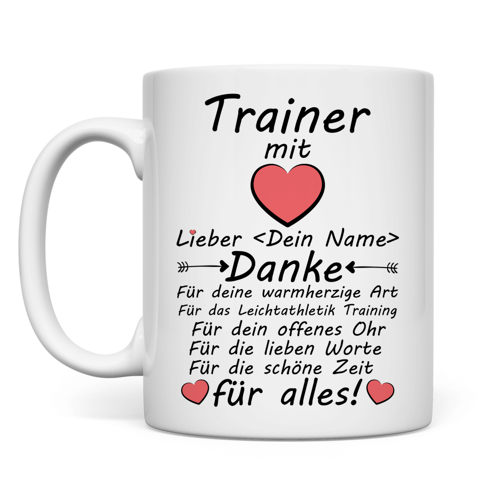 Leichtathletik Trainer | Abschiedsgeschenk Tasse