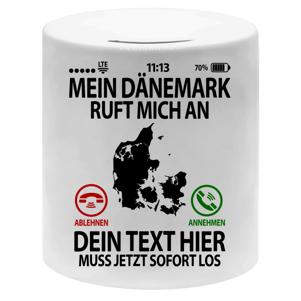 Spardose Dänemark | Geldgeschenk für Urlaub