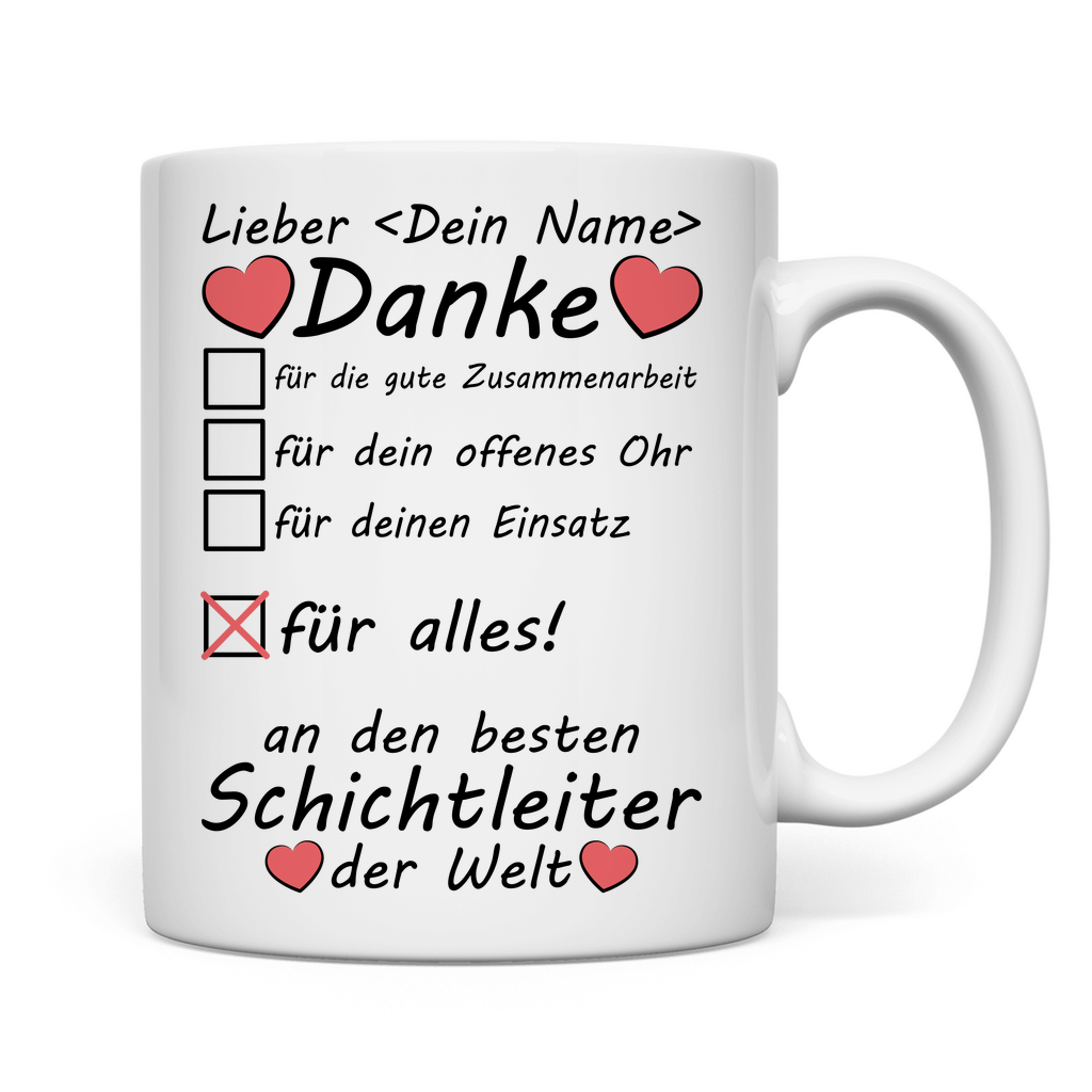 Schichtleiter Tasse | Verabschiedung | Geschenk 3