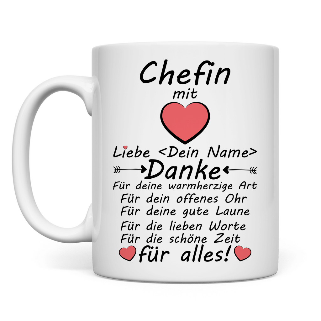 Chefin Abschiedsgeschenk | zum Jobwechsel Tasse