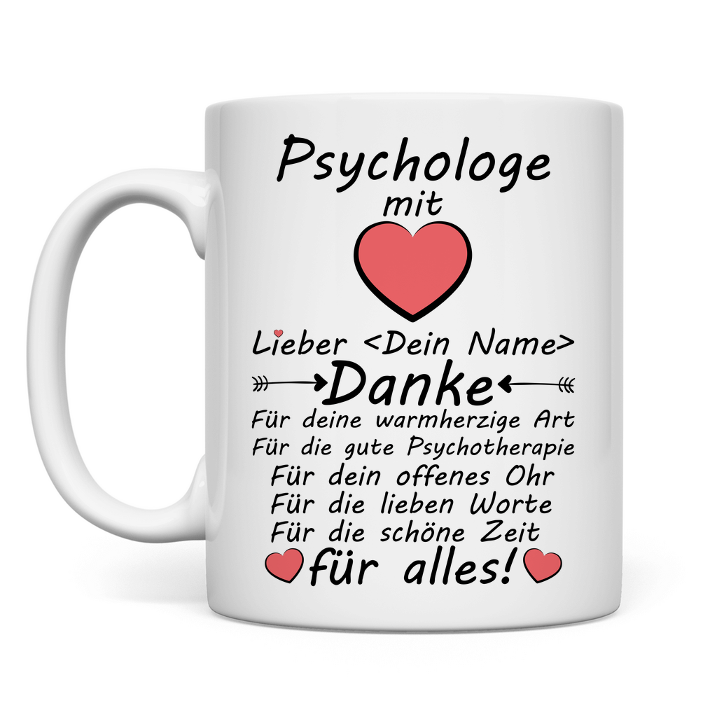 Danke Sagen an Psychologen | Tasse Geschenk