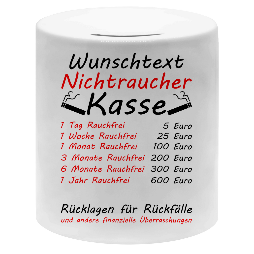 Nicht aufgehört Aufhören zu Rauchen | Spardose
