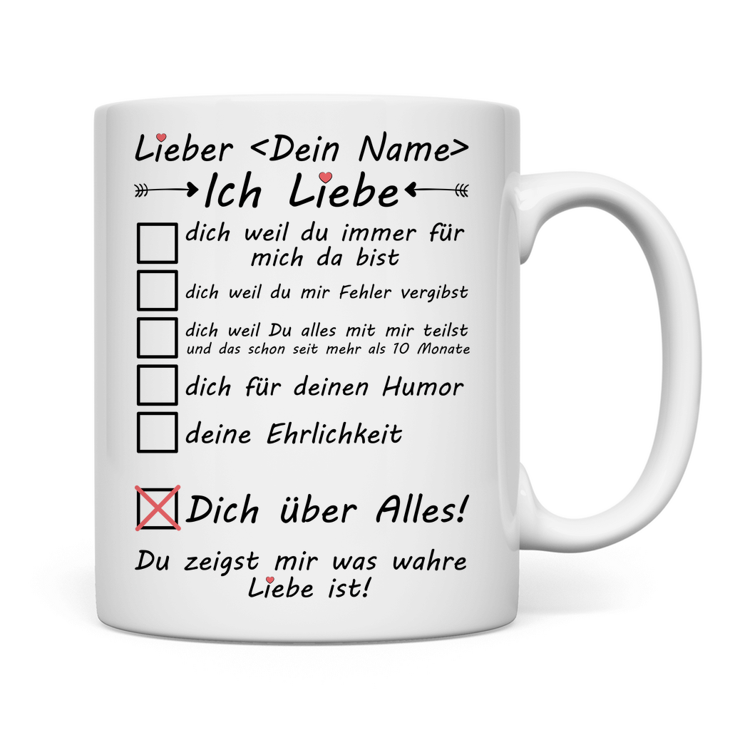 10 Monate zusammen | Beziehung | Liebes Geschenk Tasse freund 2