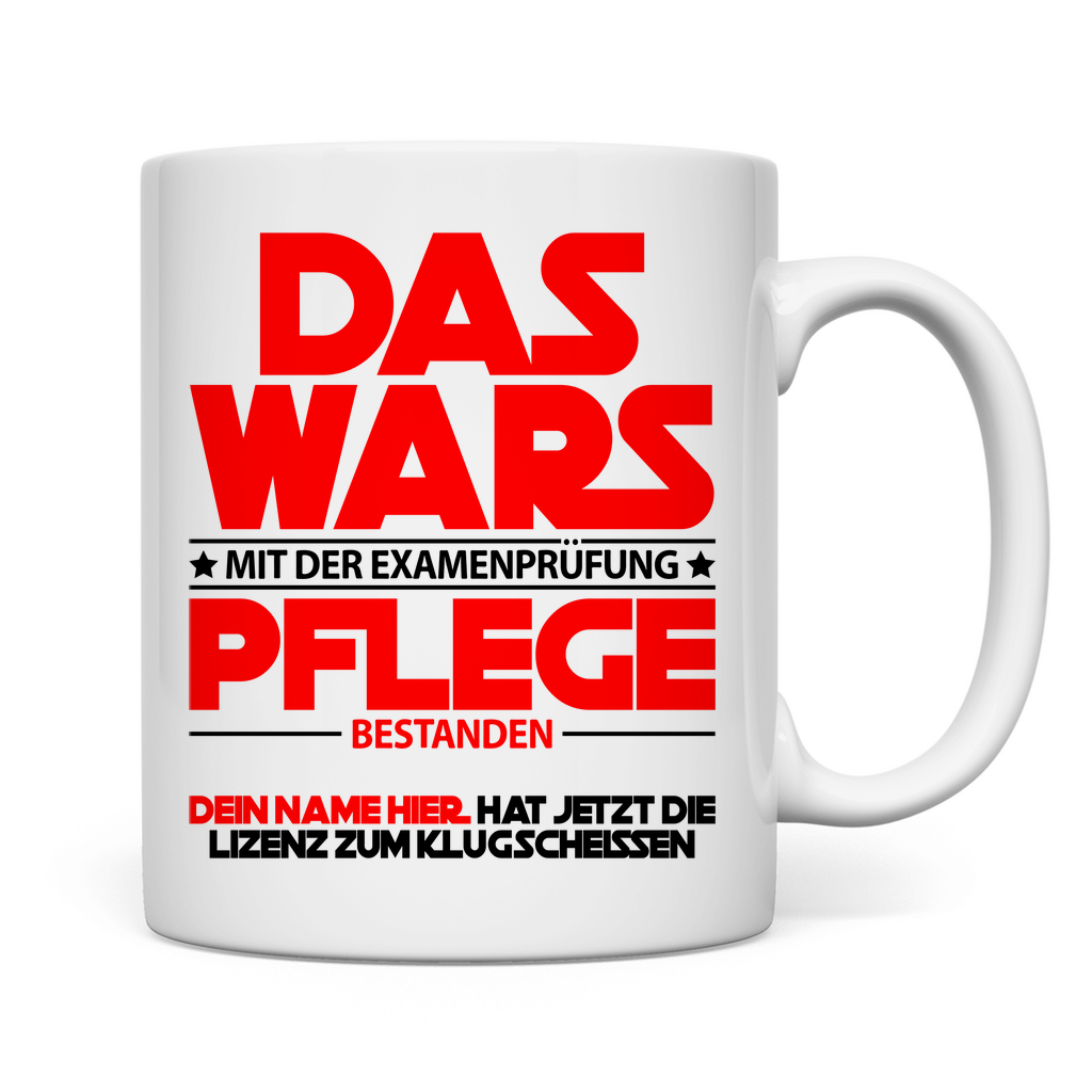 Pflege Examen Bestanden | Tasse | Geschenk