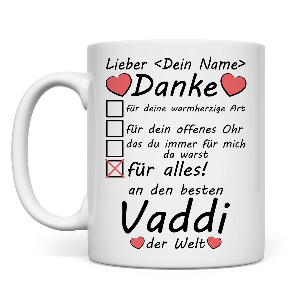 Vaddi ist der Beste | Geschenk | Tasse 