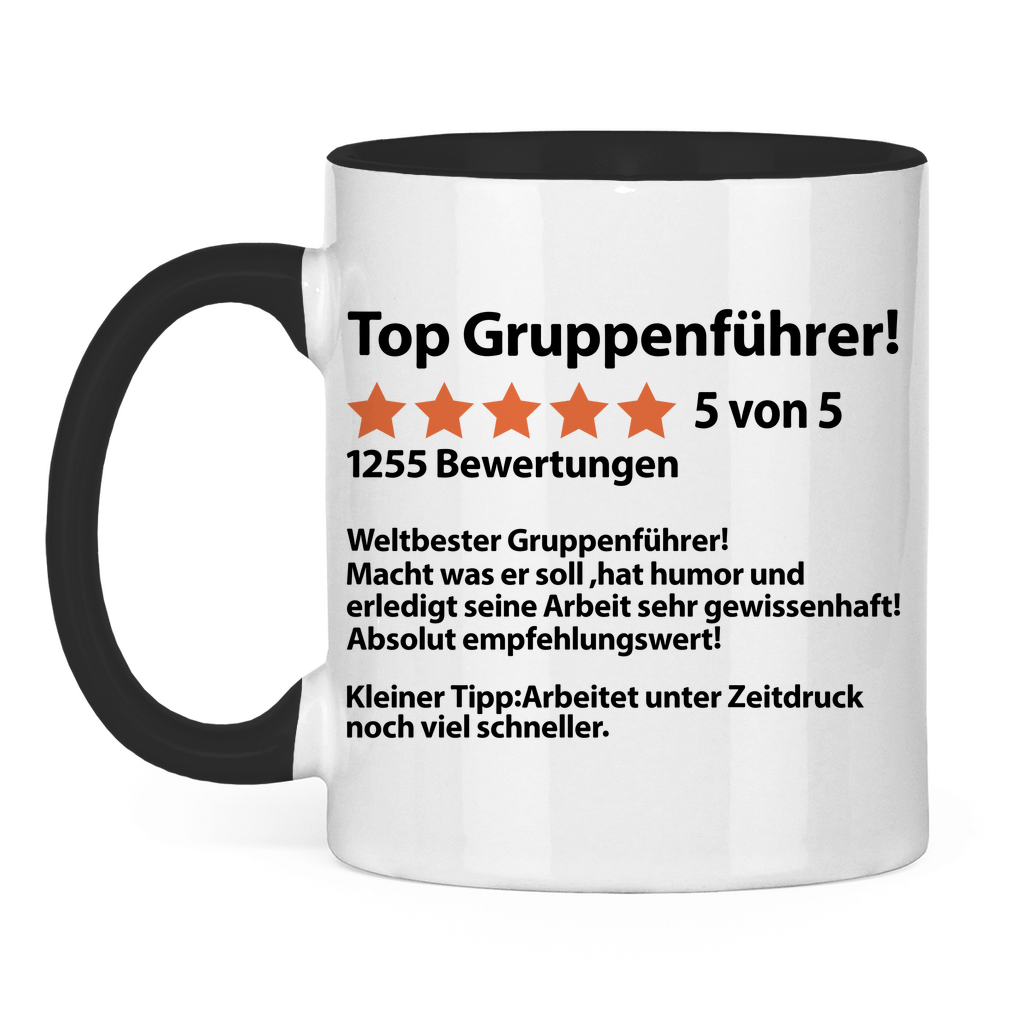 Gruppenführer Feuerwehr | Geschenk  Tasse Abschied
