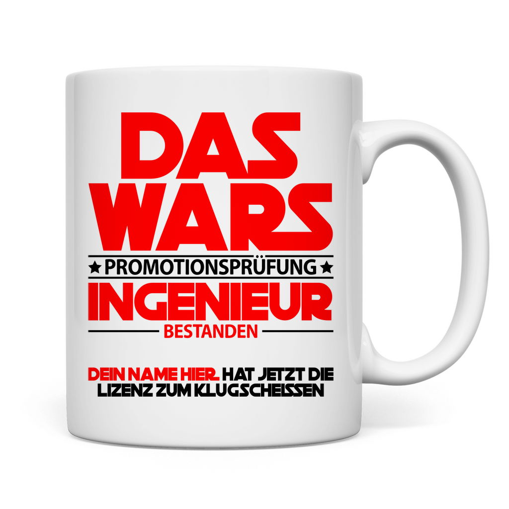 Promotion Ingenieur Abschluss | Geschenk Tasse 2