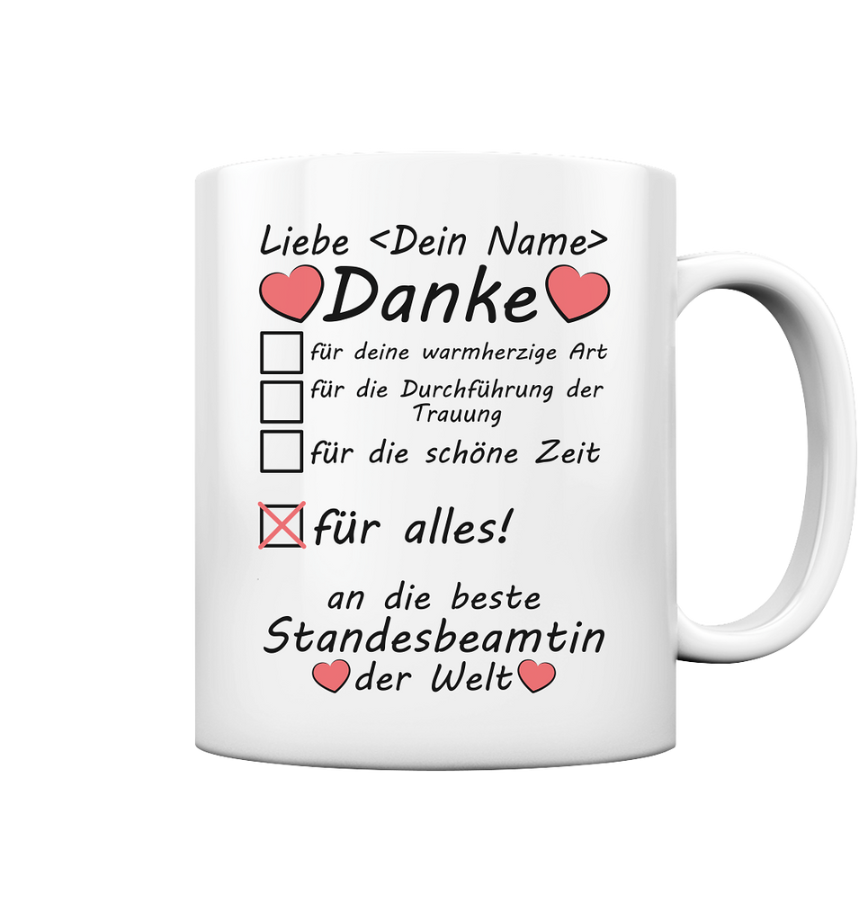 Dankeschön Standesbeamtin |  Geschenk für Trauung 2