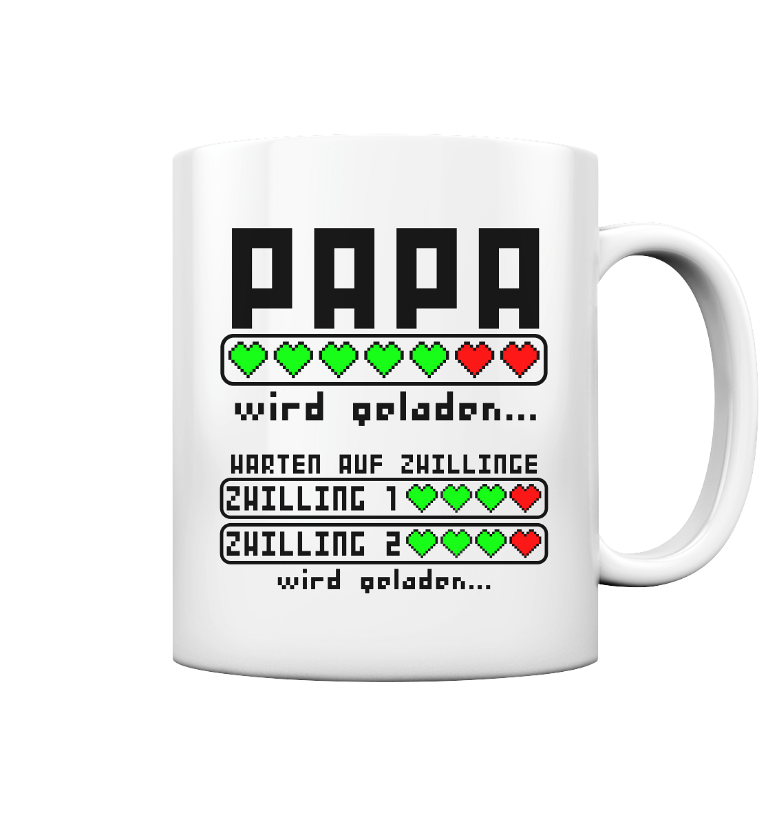 Werdender Zwillinge Papa mal 2 | Tasse | Geschenk 