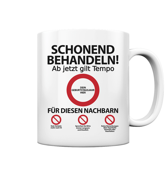 40 60 Geburtstag Nachbar Tasse Geburtstagsgeschenk Geschenk