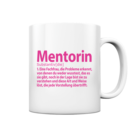 Mentorin Danke - Tasse als kleines Dankeschön Geschenk