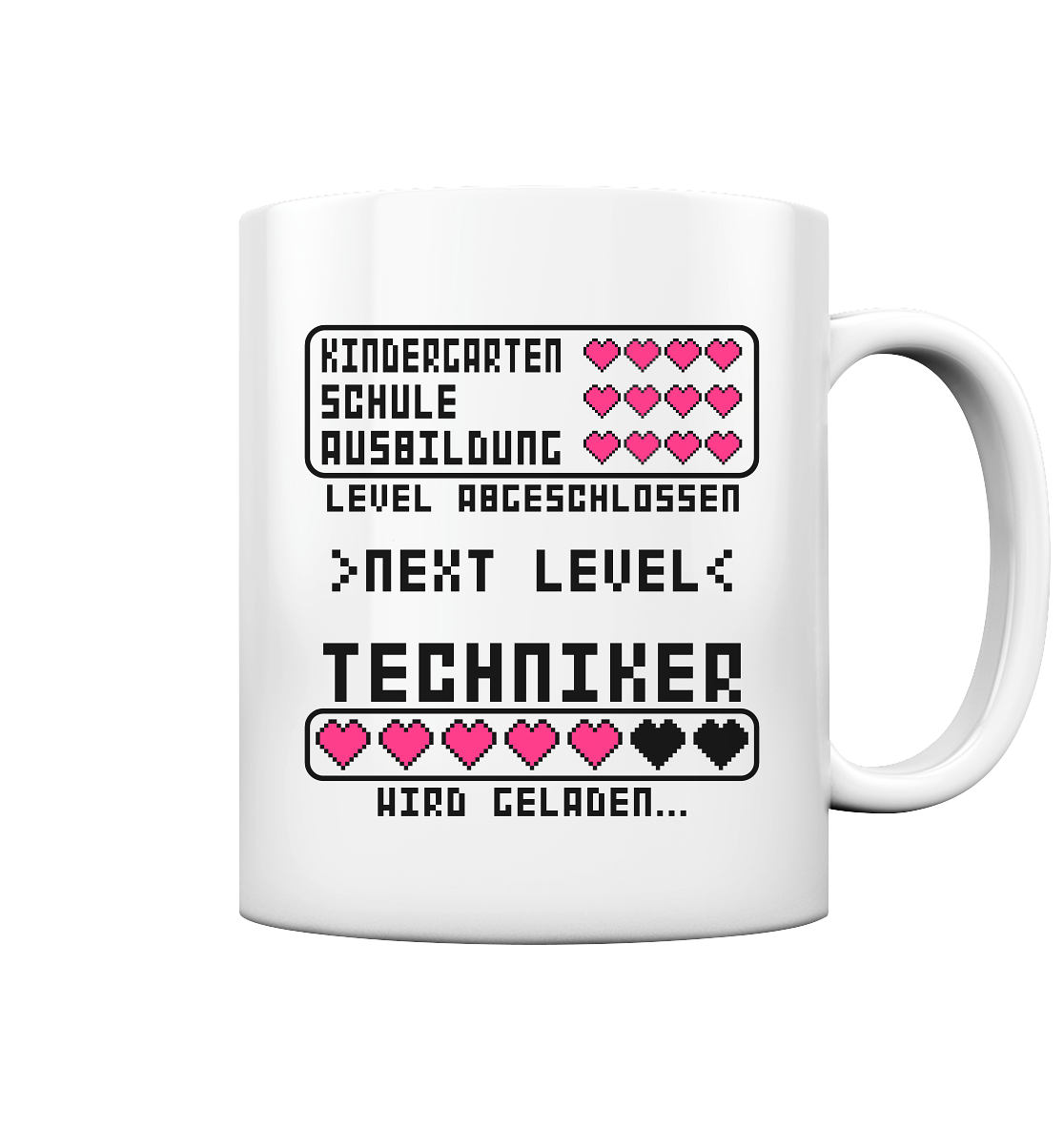 Geschenk für Angehende Techniker Tasse pink