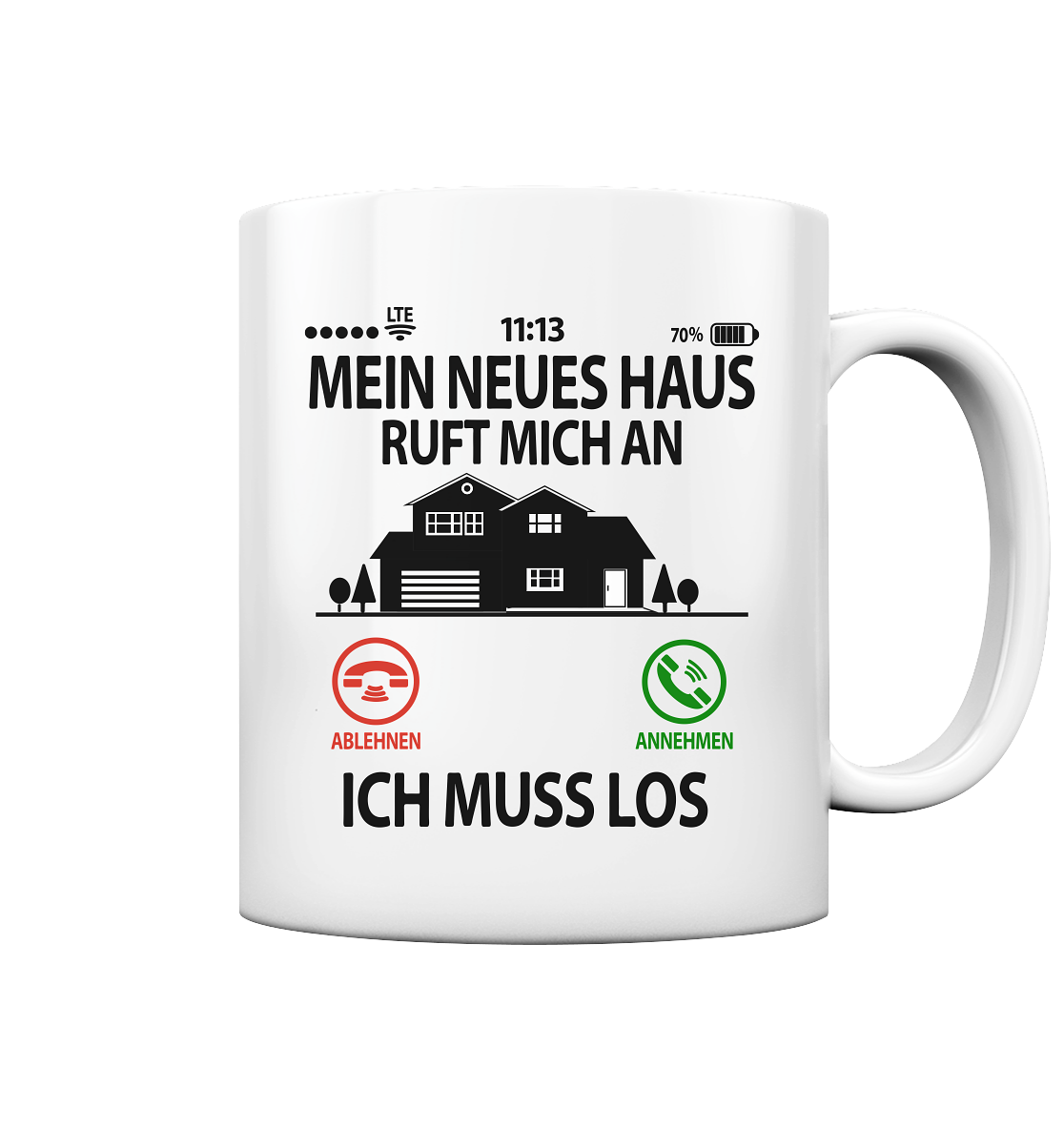 Zukünftige Bauherren |  Lustige Tasse |  Geschenk