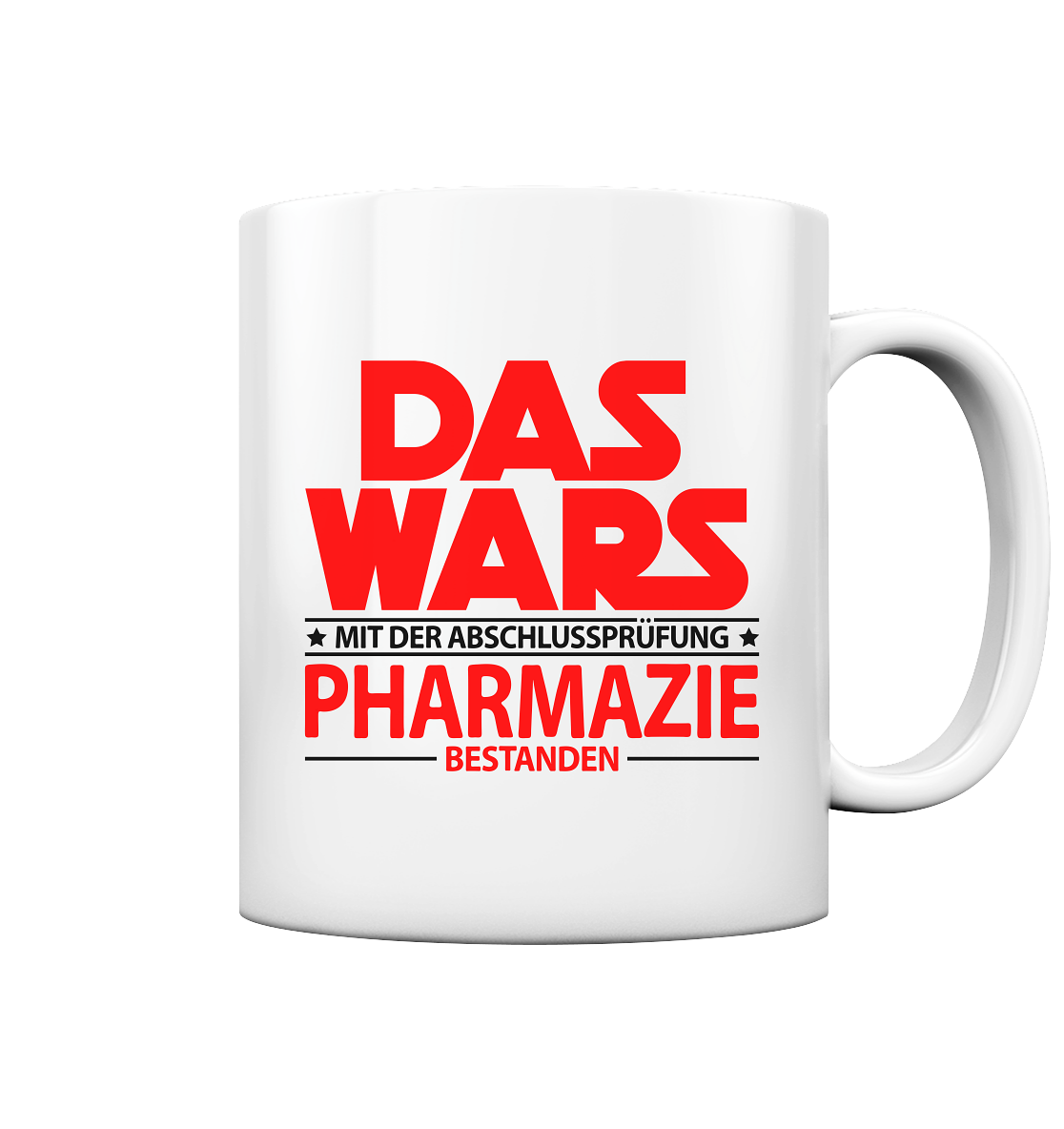 Geschenk zum Examen Staatsexamen Pharmazie Abschluss - Tasse Das Wars