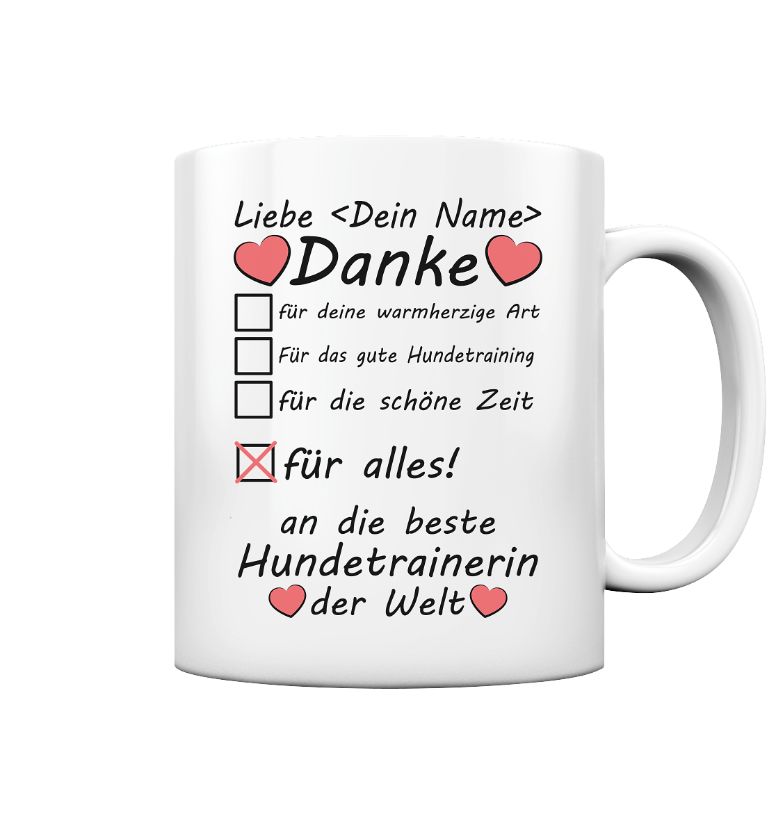 Beste Hundetrainerin der Welt | Danke Geschenk