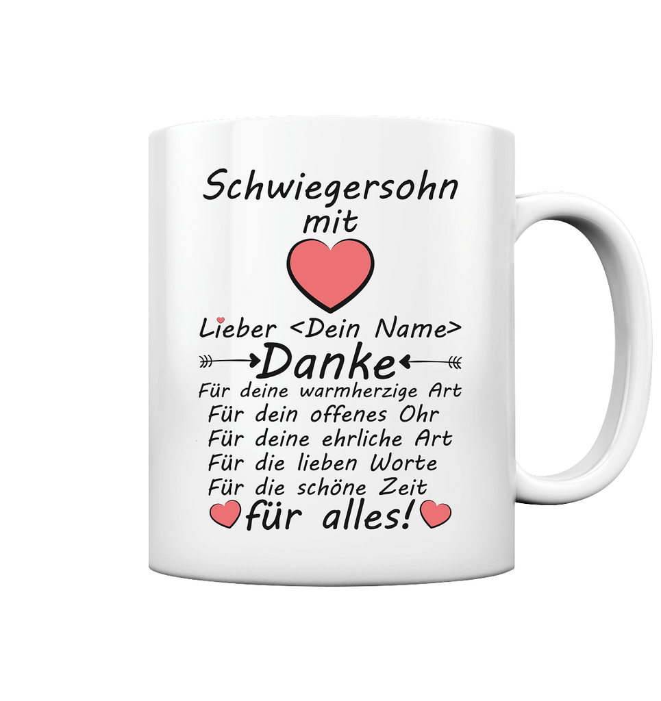 Danke an meinen Schwiegersohn | Tasse