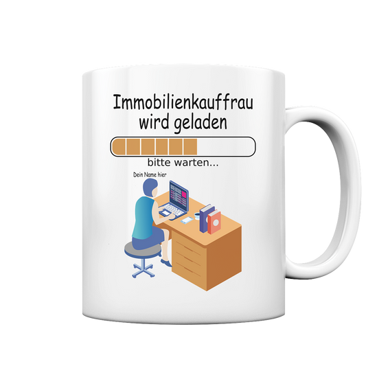 Ausbildung als Immobilienkauffrau | Persönliches Geschenk tasse