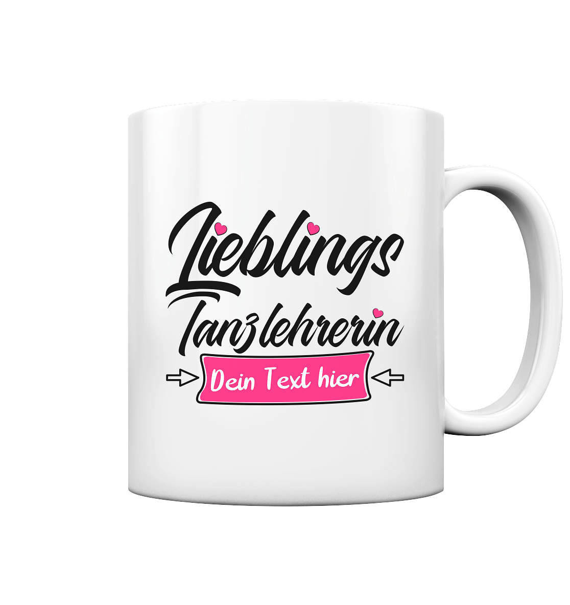 Abschiedsgeschenk Tanzlehrerin - Personalisierte Lieblings Tasse