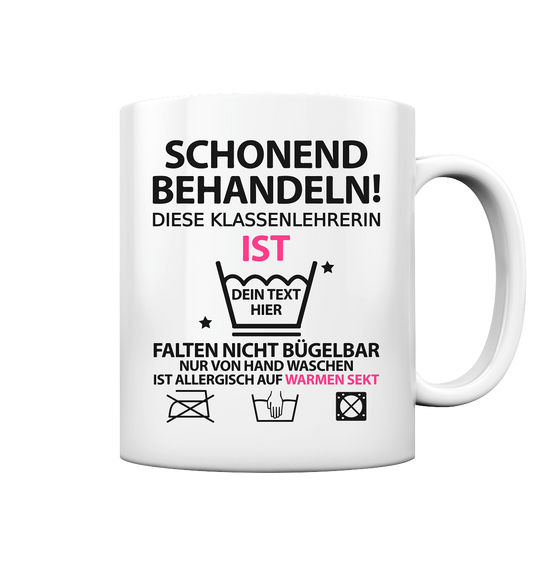 Geburtstagsgeschenk Klassenlehrerin Geburtstag Geschenk als Tasse