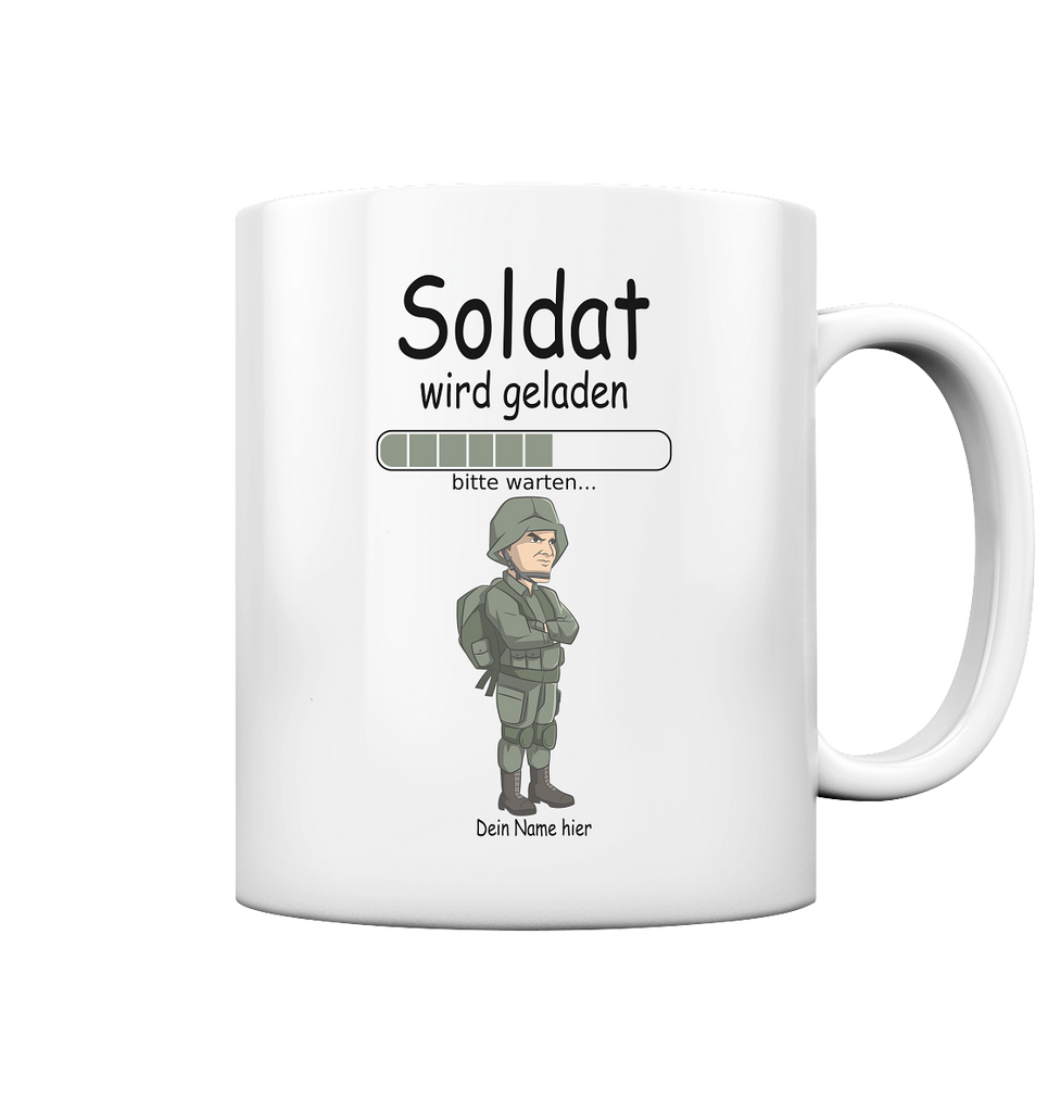 Angehende Soldaten | Geschenk | Personalisiert tasse