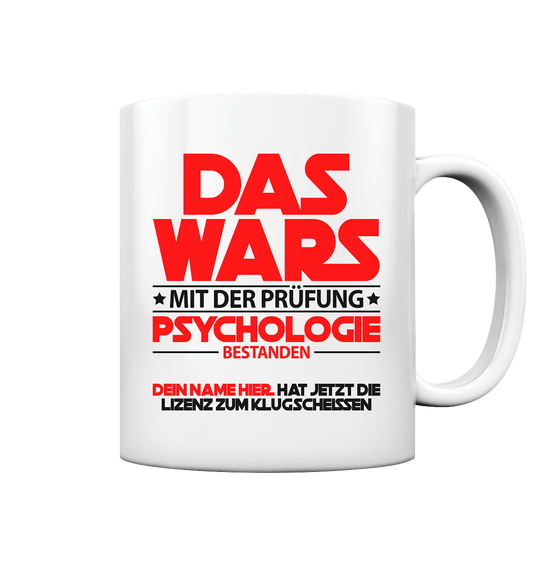 Doktortitel Psychologie | Geschenk zum Abschluss Tasse