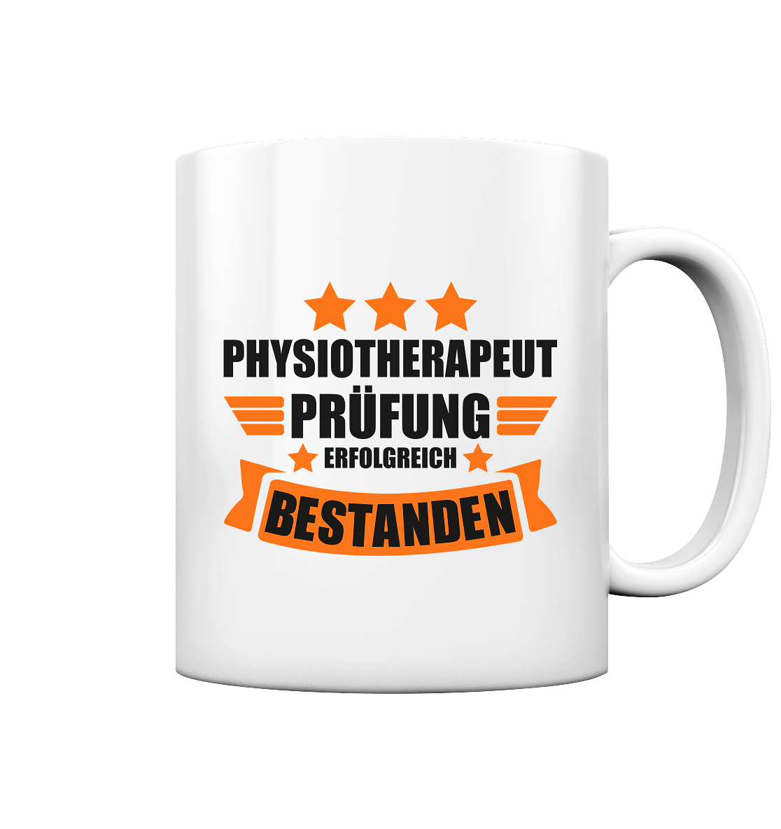 Physiotherapeut Prüfung erfolgreich bestanden - Tasse