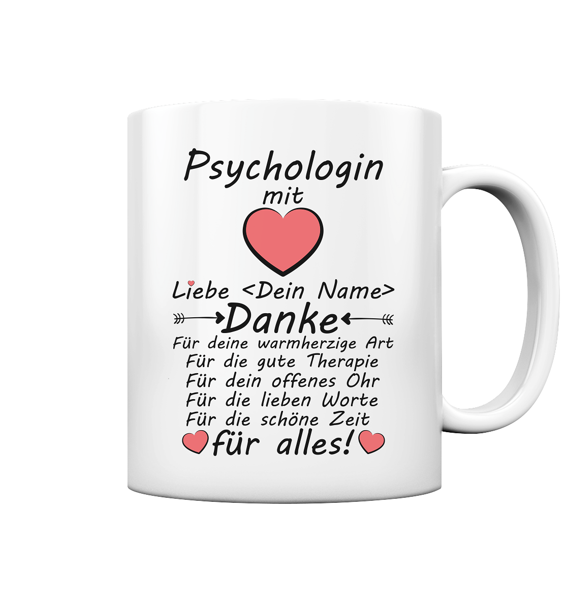 Psychologin | Geschenk zum Abschied  tasse 2