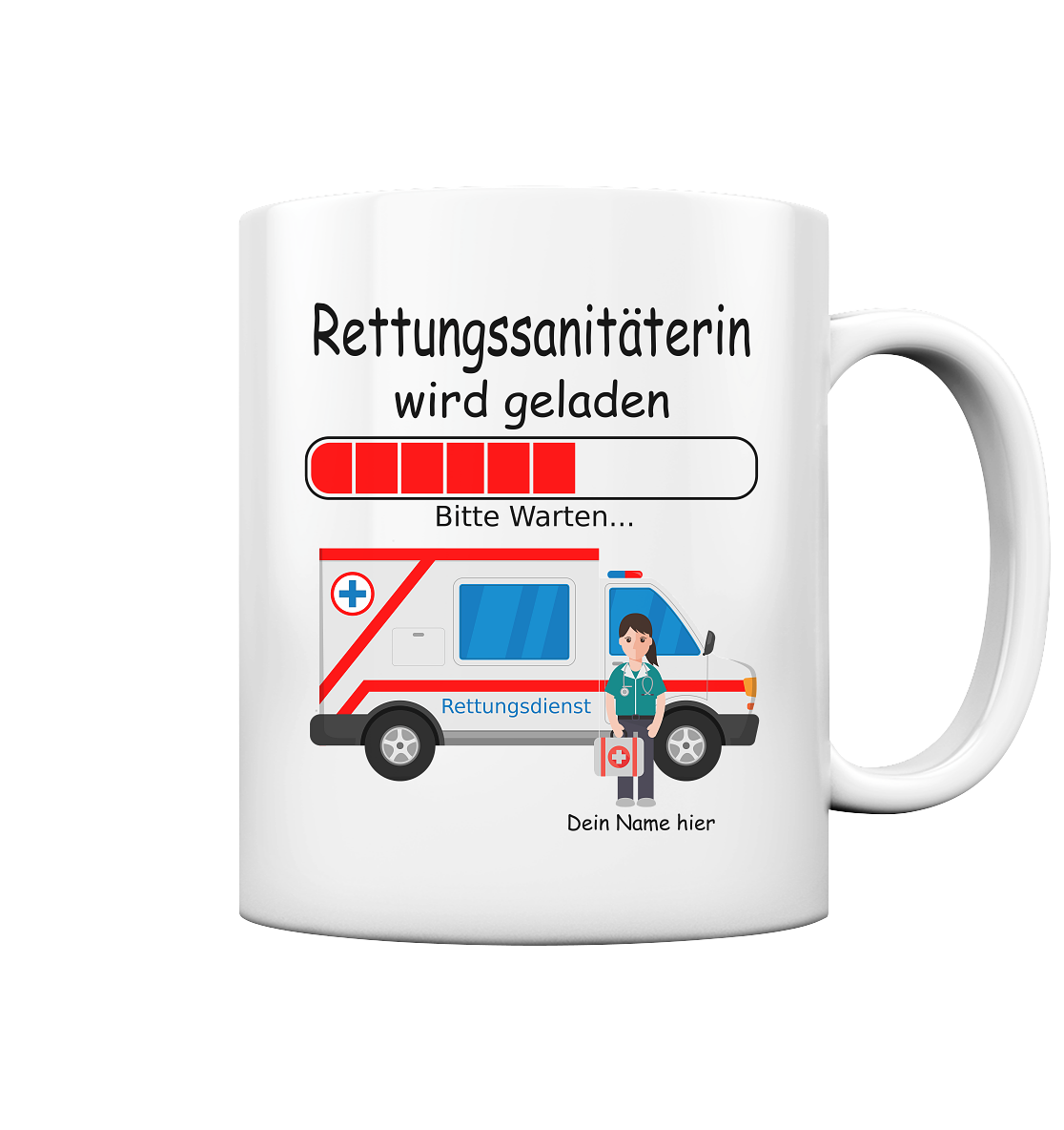 Rettungssanitäterin Ausbildung Tasse als Geschenk 2