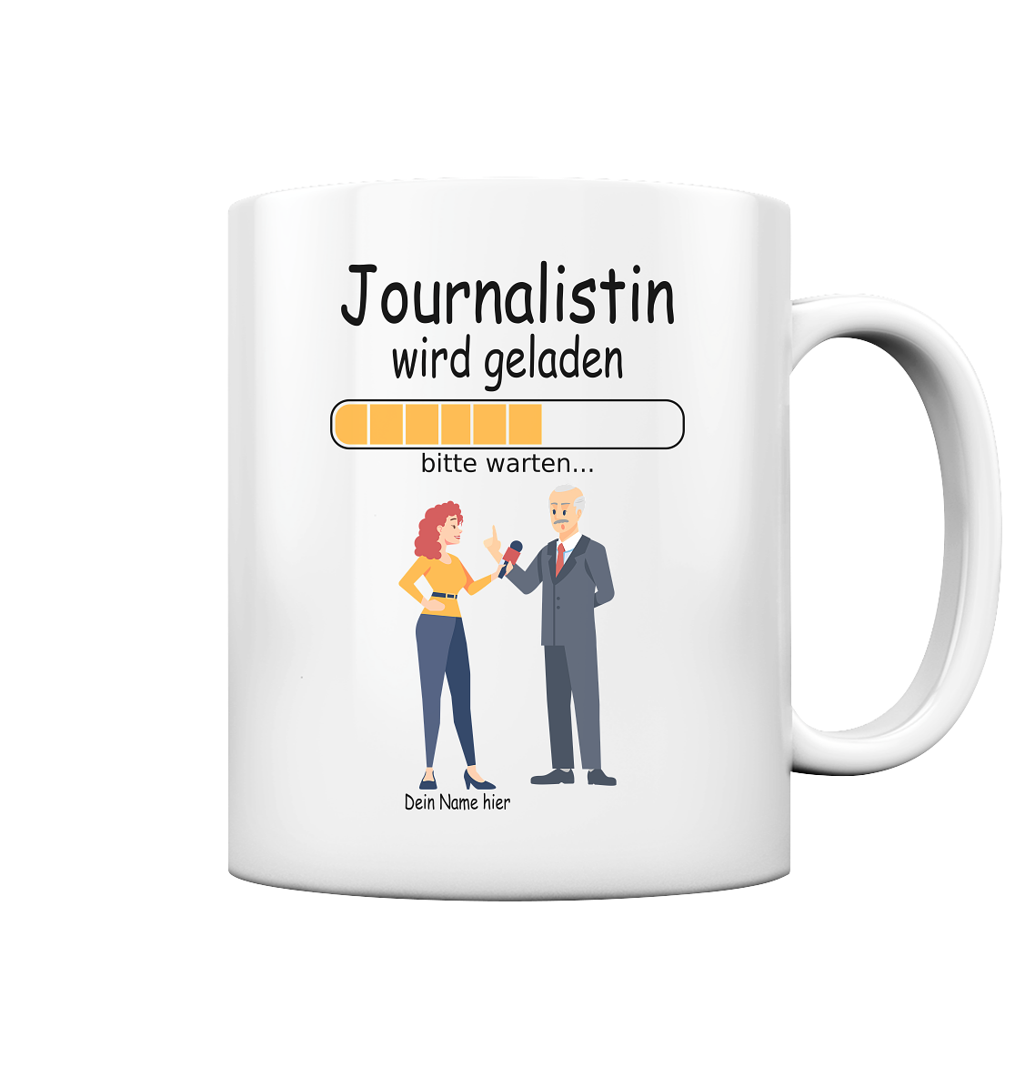 Angehende Journalistin Geschenk Personalisiert 2