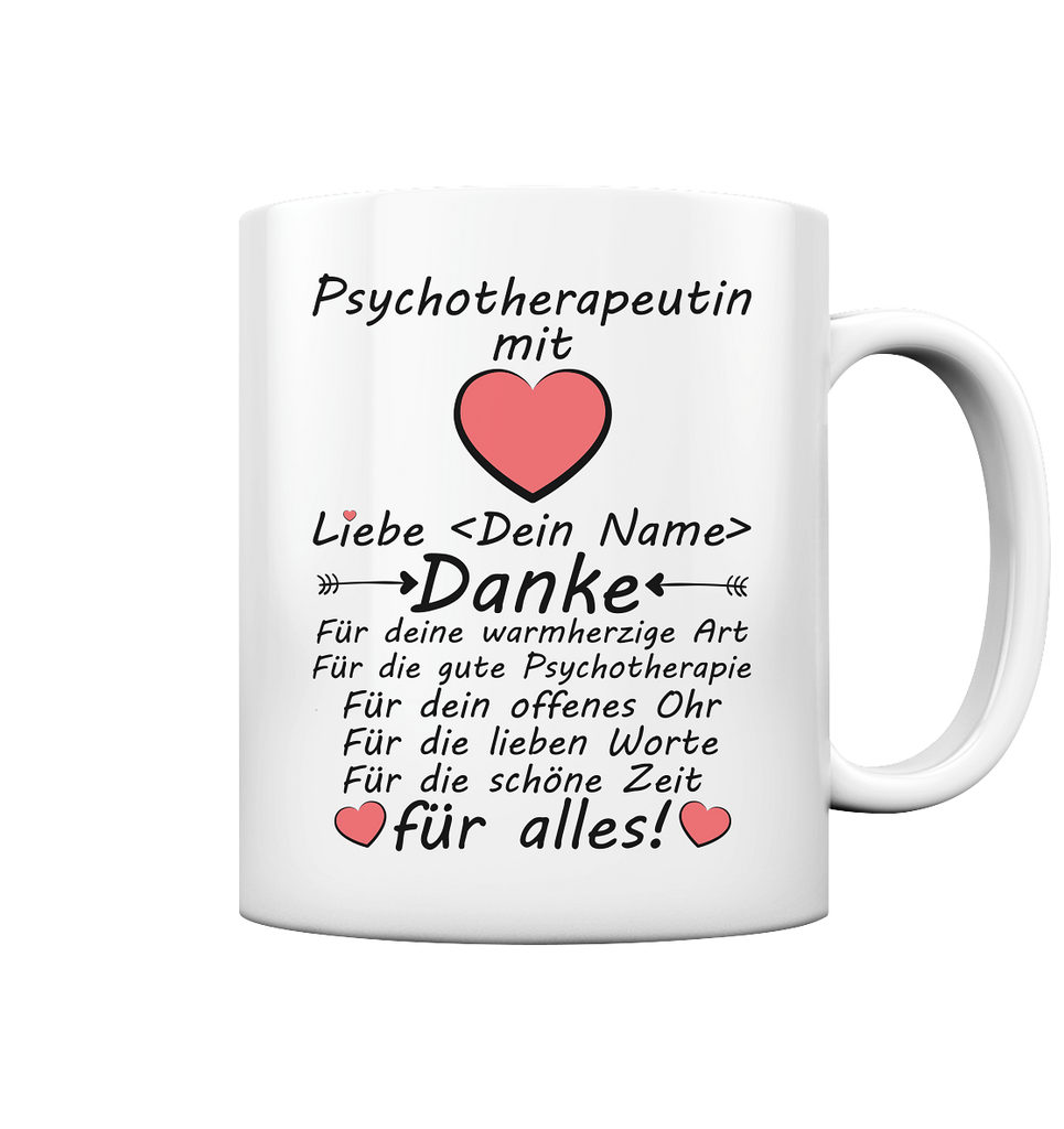 Abschiedsgeschenk nach Psychotherapie psychotherapeutin tasse 2