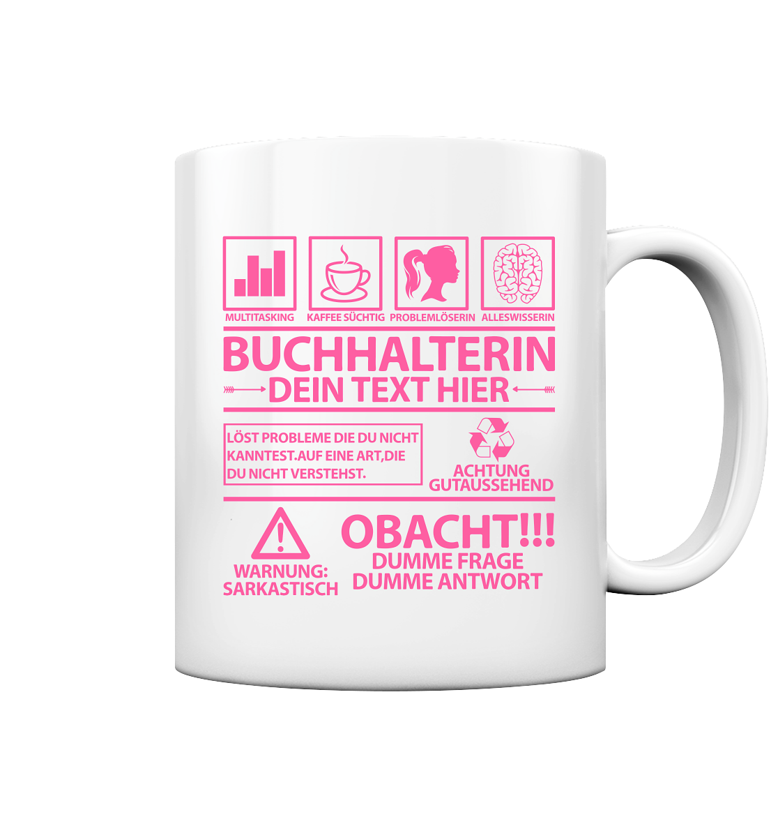 Bilanzbuchhalterin Buchhalterin | Geschenk | Tasse Personalisiert
