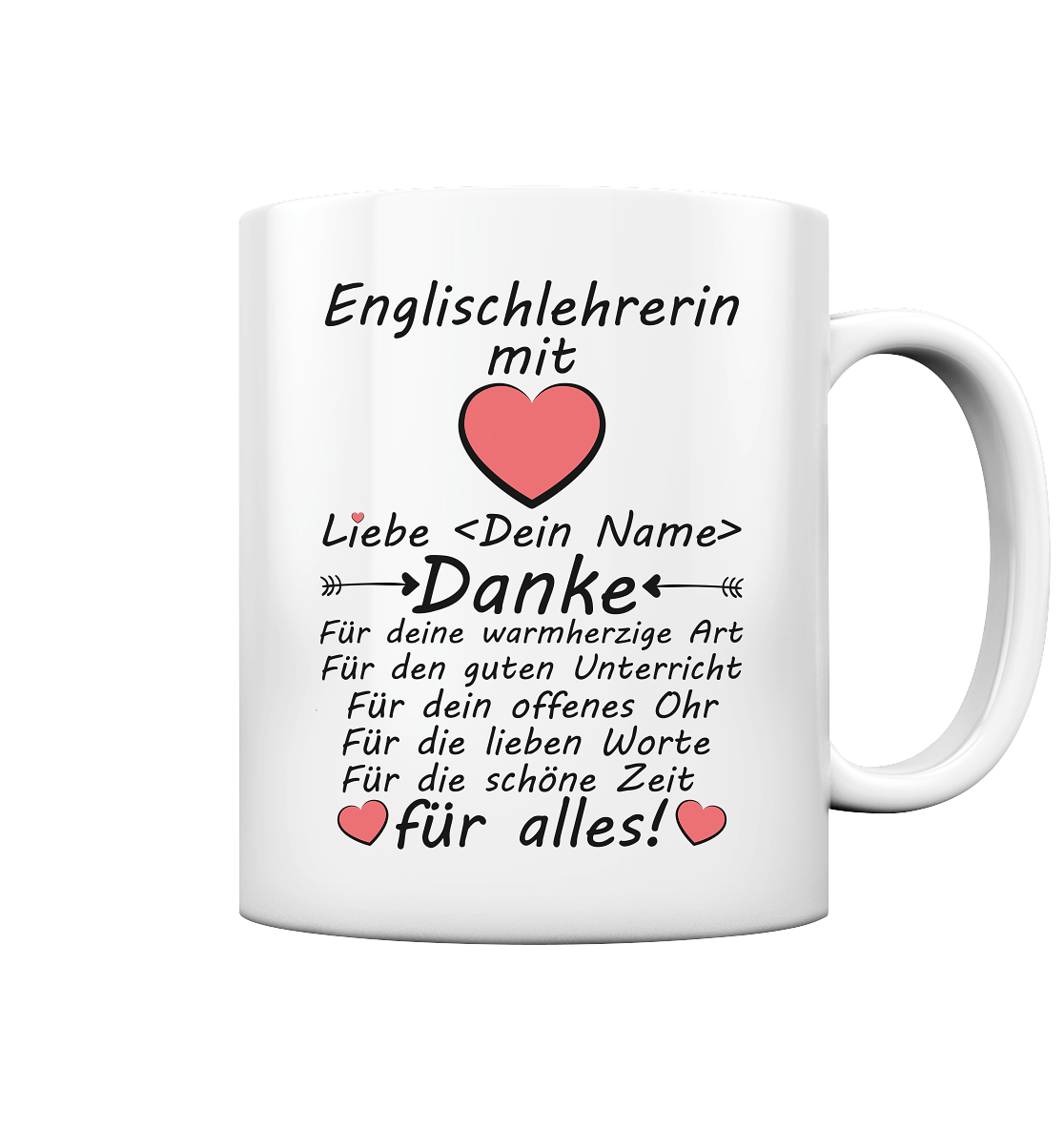 Abschiedsgeschenk für Englischlehrerin 2