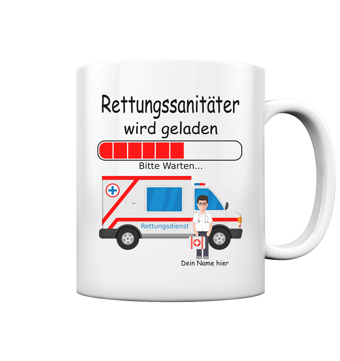 Rettungssanitäter Ausbildung Tasse - Ausbildungsbeginn Geschenk 