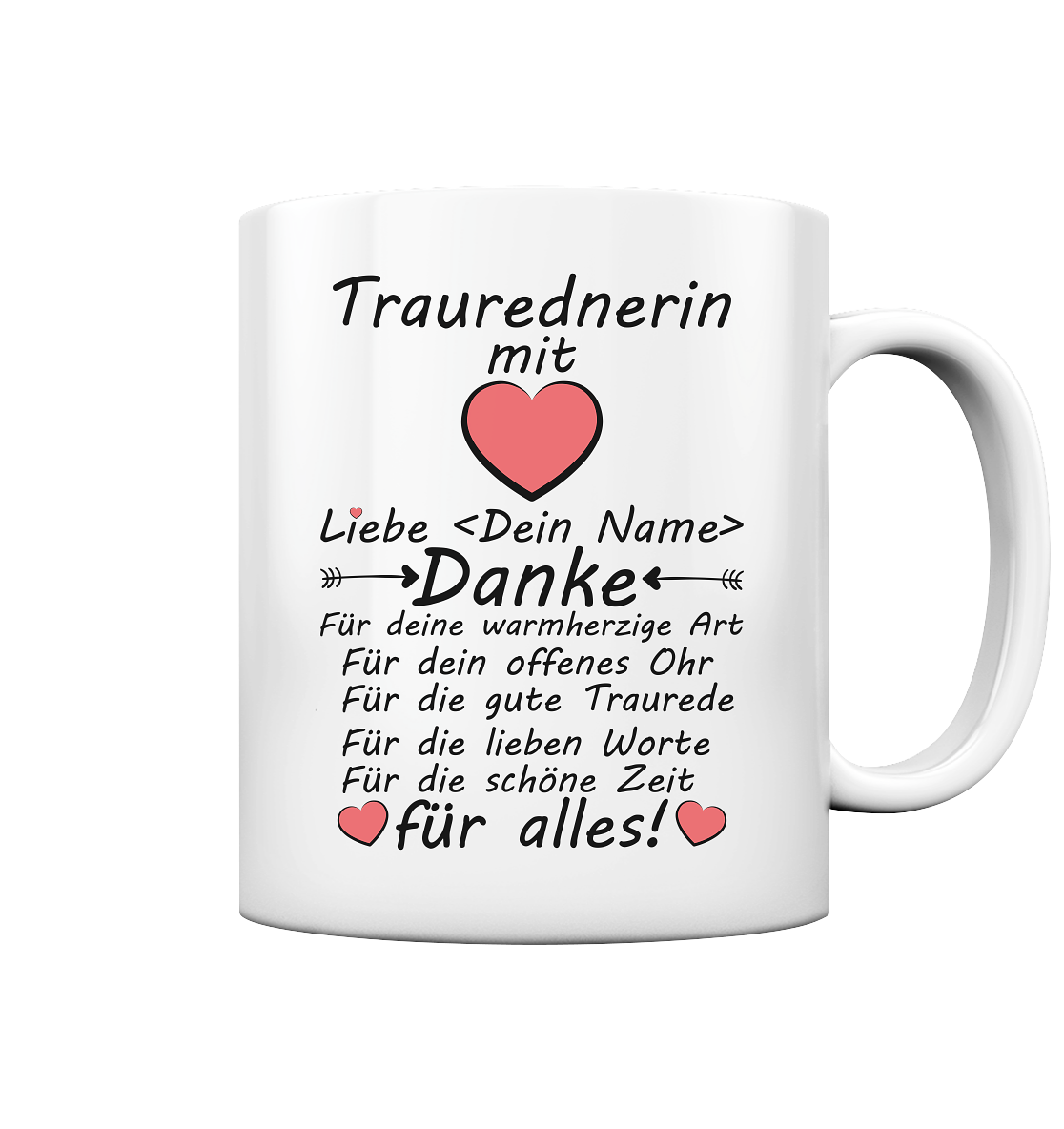 Dankeschön beste  Traurednerin Geschenk 2