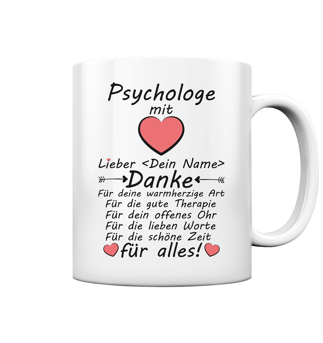 Psychologen | Geschenk zum Abschied  tasse