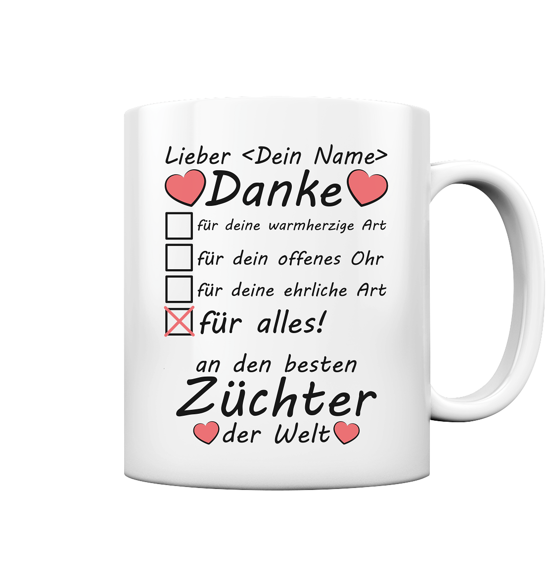 Dankeschön Züchter Tasse | Individuelles Geschenk 2