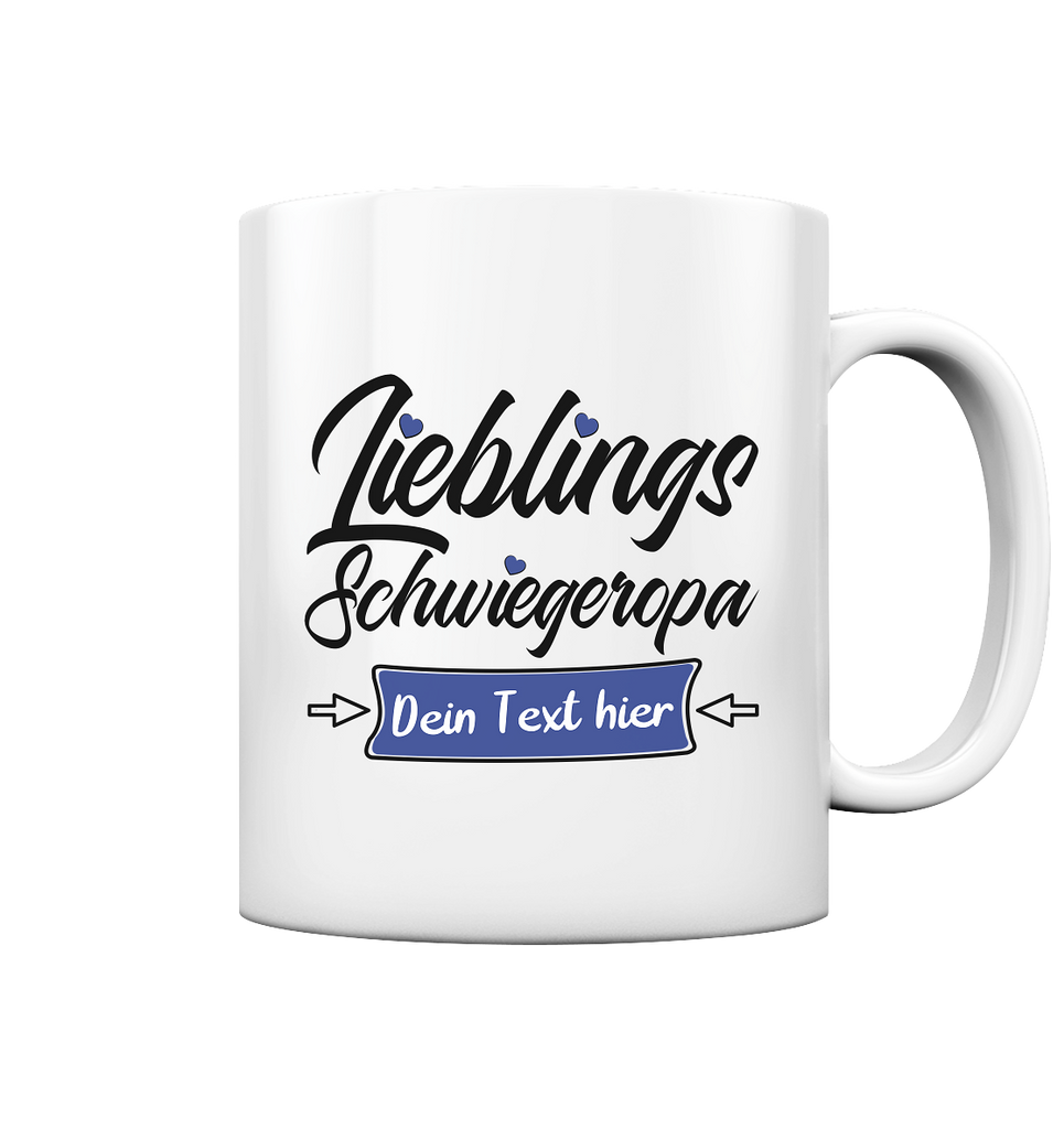 Geschenk für Schwiegeropa - Lieblings Tasse Personalisiert