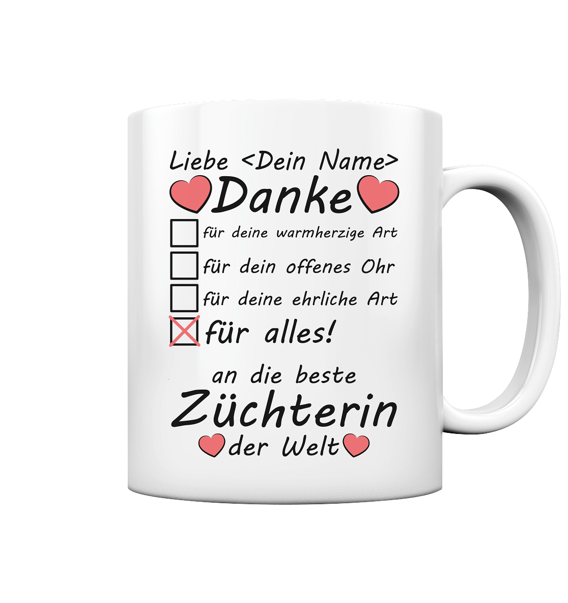 Dankeschön Züchterib Tasse | Individuelles Geschenk 2